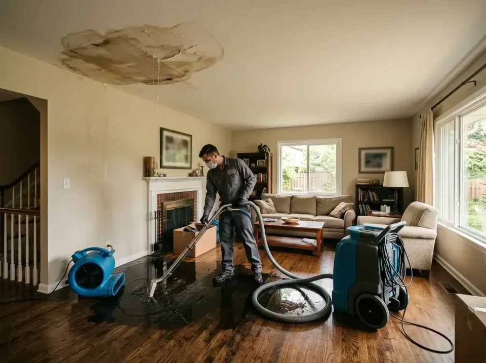 attic-pipe-burst-ceiling-drip-008 — frequently asked questions, Water Damage Restoration & Carpet Care in Merriam, KS